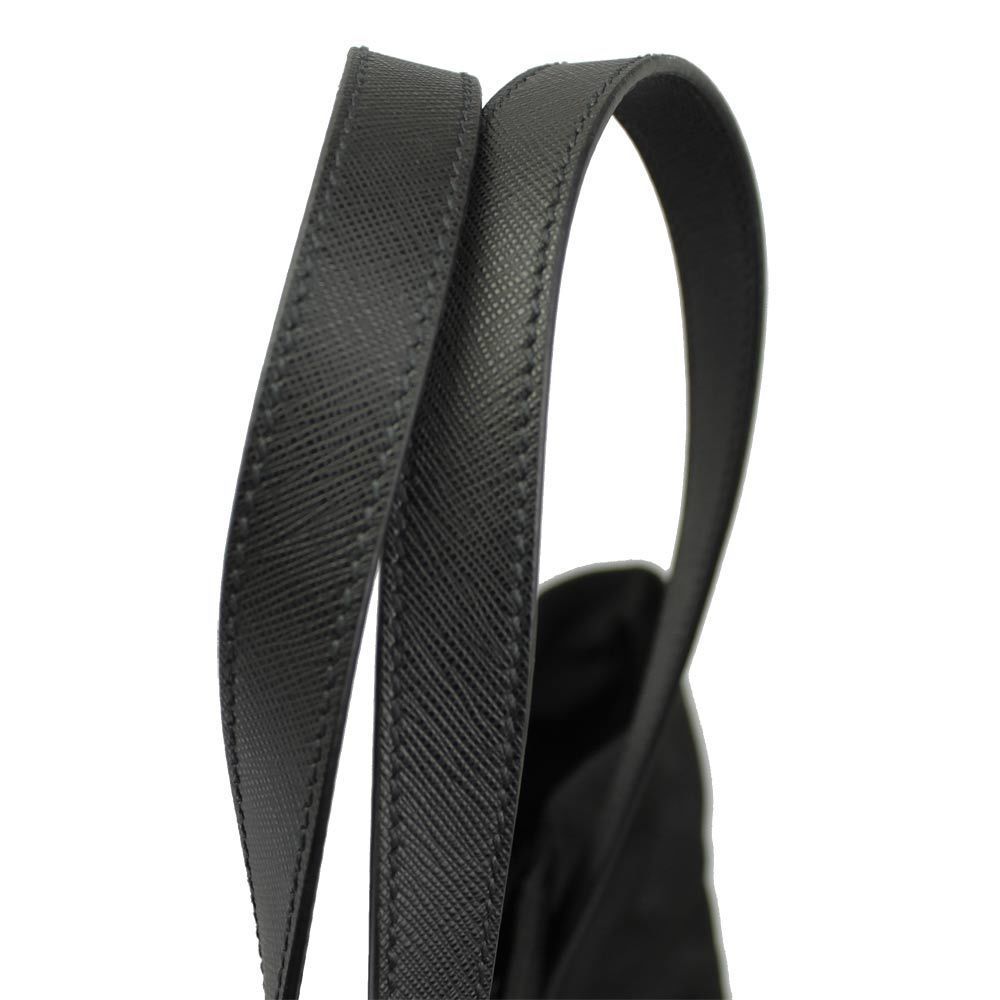 Prada Comic Patch Nylon Leather Tote Bag Black Mu… - image 5